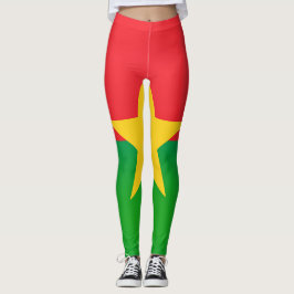 Legging Legal Burkina Faso Flag Fashion