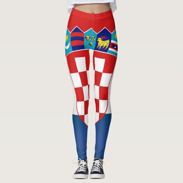 Legging Legal Croácia Flag Fashion (Frente)
