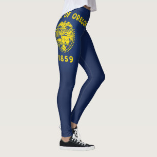 Legging Legal Estado De Oregon Flag Fashion