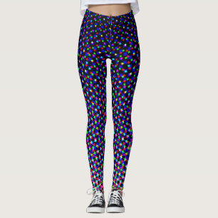 Legging Legal Geek de Algarismo com Píxel de Cor Roxo-Roxo