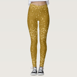 Legging Legal Glam Diva FesDourada Glitter Confetti