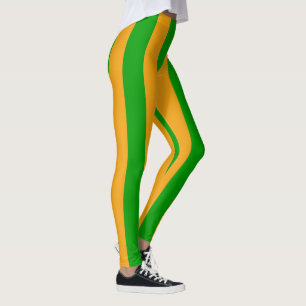 Legging Legal Greve de Natal Amarelo Verde