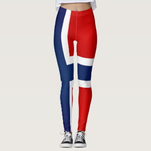 Legging Legal Noruega Flag Fashion