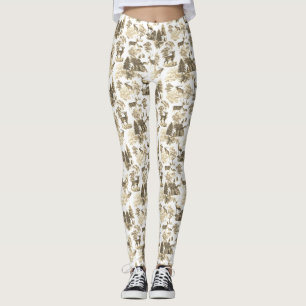Legging Legal símbolo francês Beige Deer
