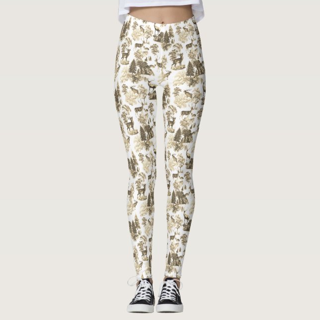 Legging Legal símbolo francês Beige Deer (Frente)