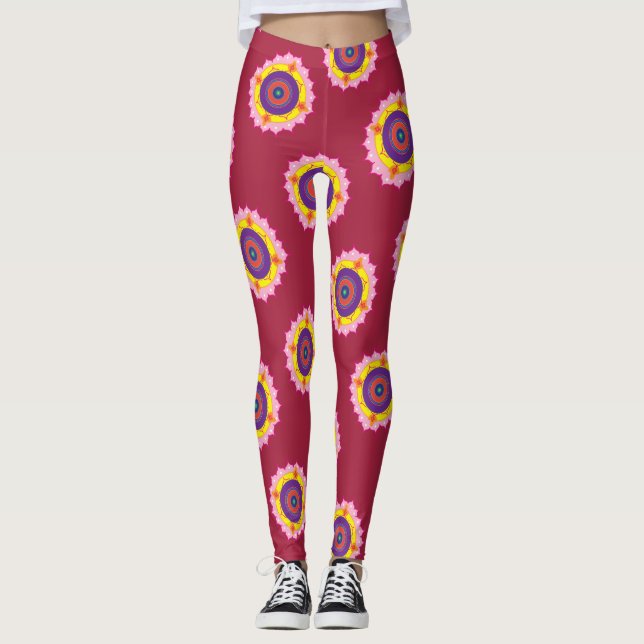 Legging Legenda Colorida de Arte (Frente)