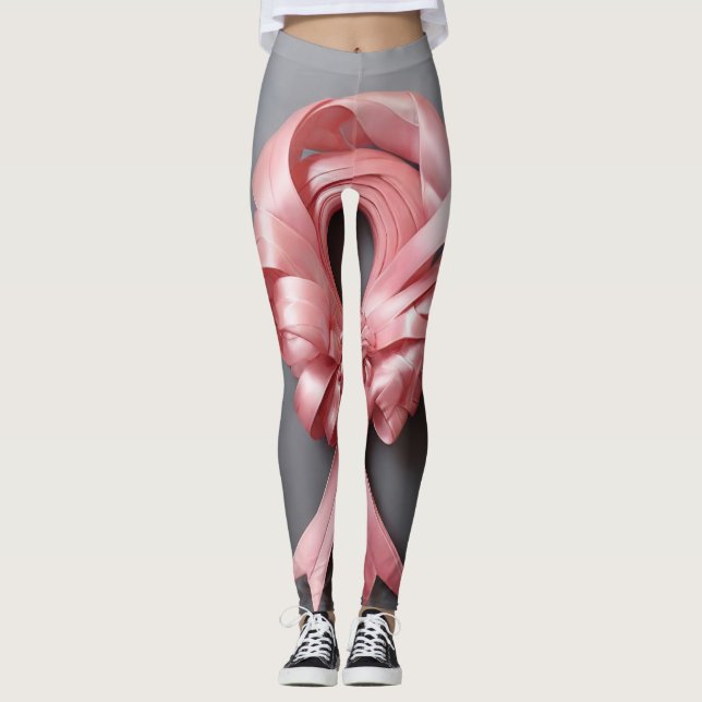 Legging Legenda da fita rosa (Frente)