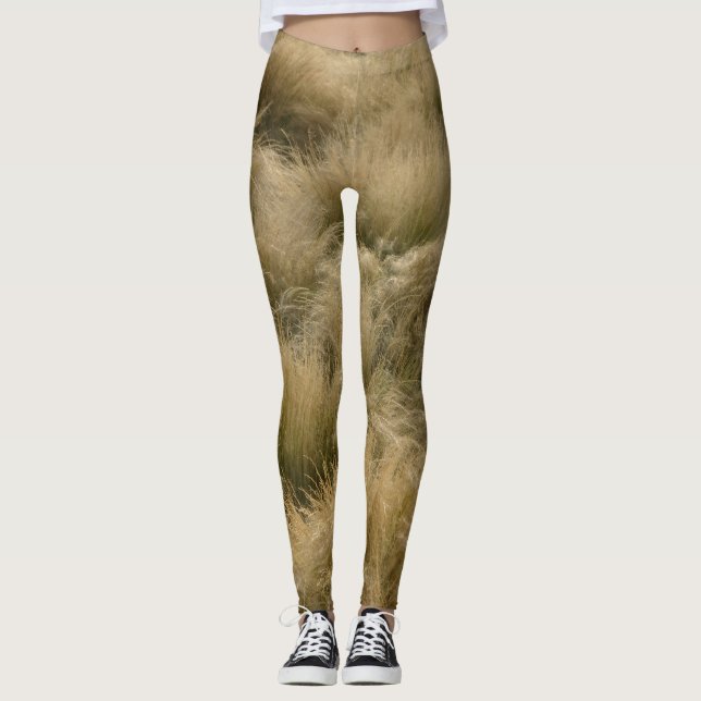 Legging Legenda das gramíneas onduladas (Frente)