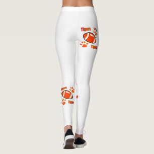 Legging Legenda de baseball de futebol desportivo de Tigre