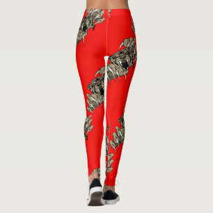 Legging Legenda de baseball de futebol desportivo de Tigre