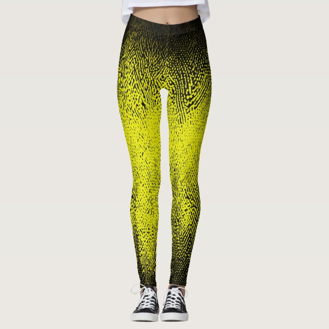 Legging Legenda de cor do abacate (Frente)