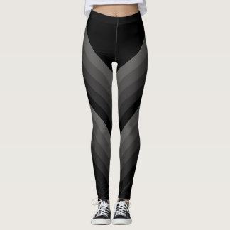 Legging Legenda de faixa de gradiente diagonal grande