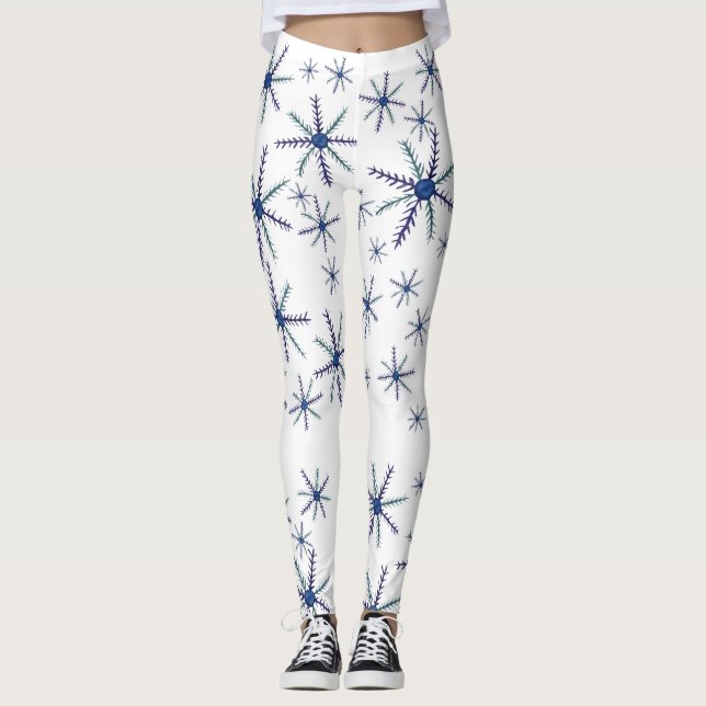 Legging Legenda de Flocos de Neve Cáudia (Frente)