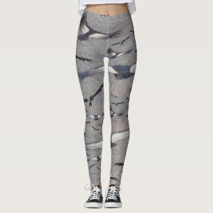 Legging Legenda de padrão de contadores voadores