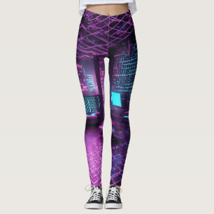 Legging Legenda do Circuito Digital de Pulso Técnico