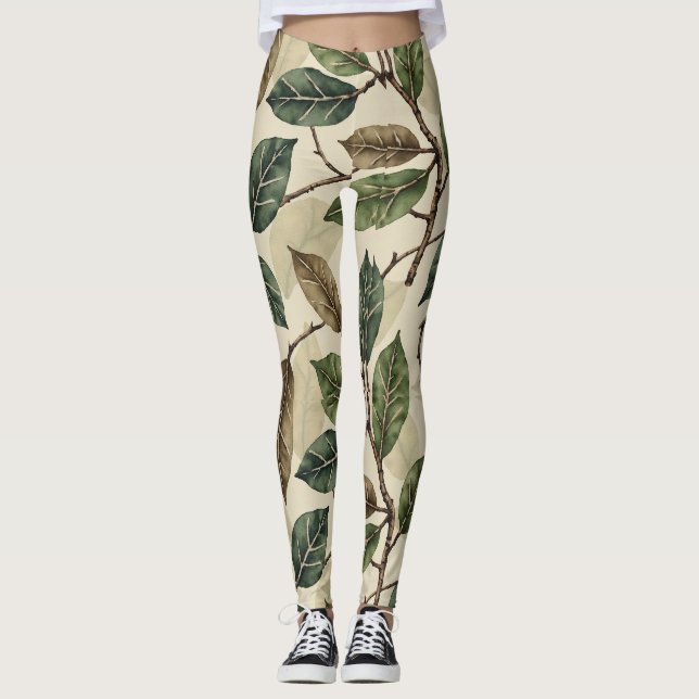 Legging Legenda do estilo de camuflagem de padrão sem cost (Frente)