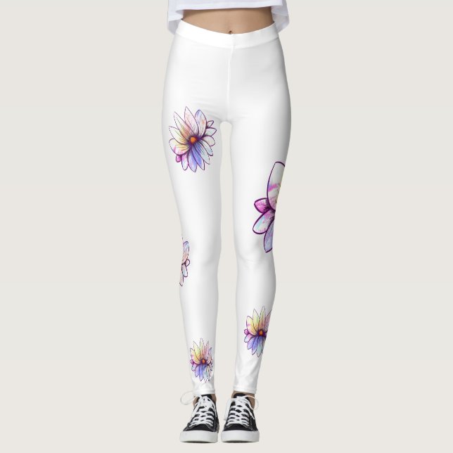 Legging Legenda do Lotus Splatter (Frente)