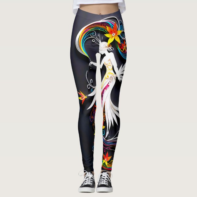Legging Legenda fashionista de papel (Frente)
