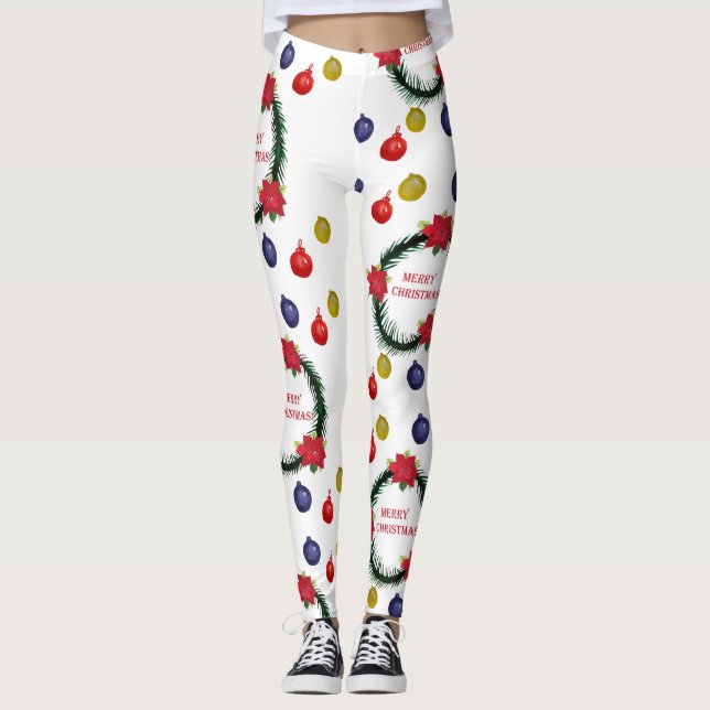 Legging Legenda Feliz de Natal (Frente)