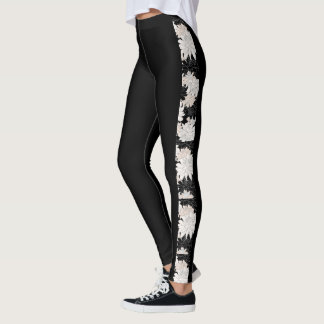Legging Legenda Floral Black Dahlia