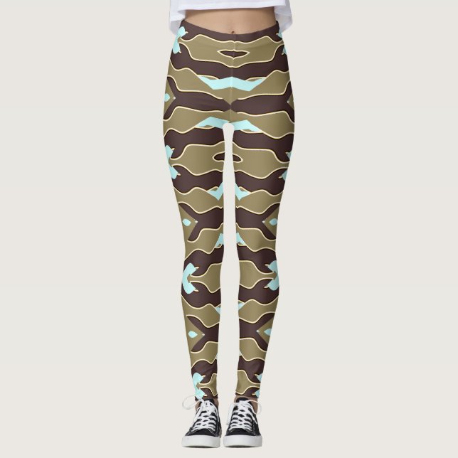 Legging Legenda "Ratti_Creative_Arts" de multicor do ajust (Frente)