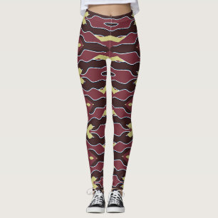 Legging Legenda "Ratti_Creative_Arts" de multicor do ajust