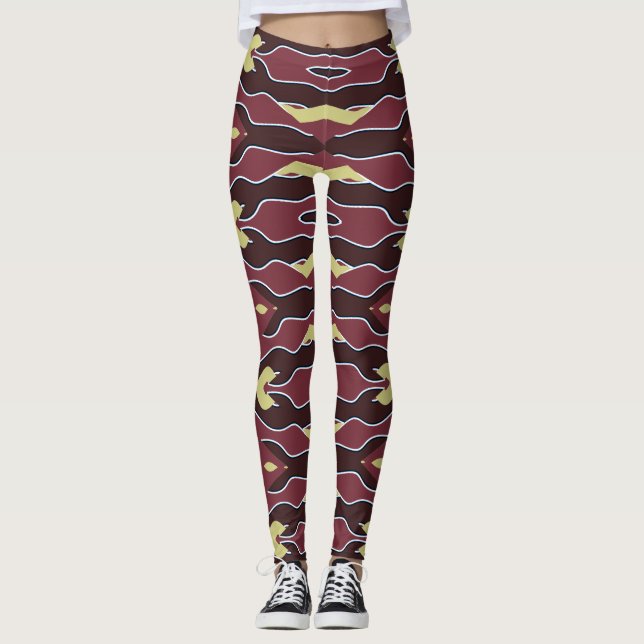 Legging Legenda "Ratti_Creative_Arts" de multicor do ajust (Frente)