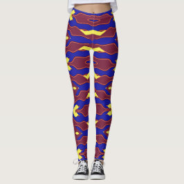 Legging Legenda "Ratti_Creative_Arts" de multicor do ajust