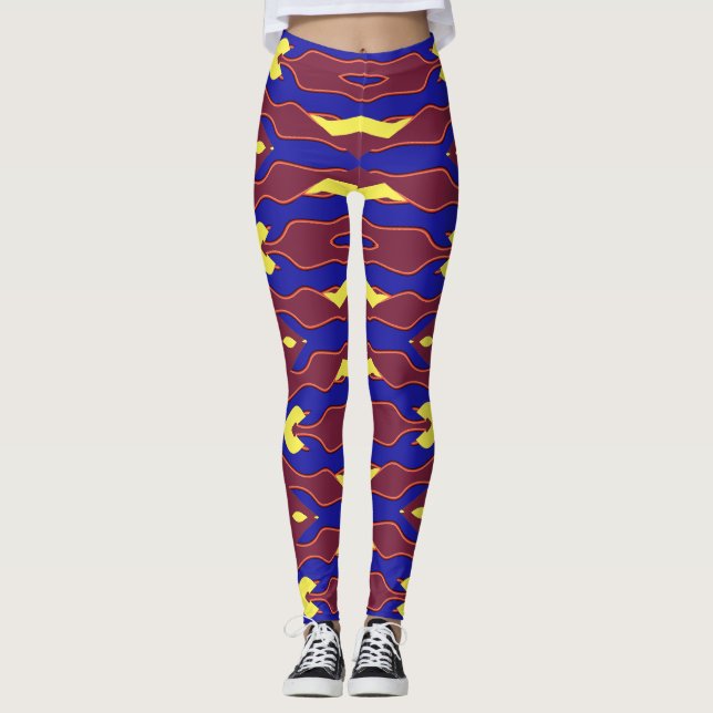 Legging Legenda "Ratti_Creative_Arts" de multicor do ajust (Frente)