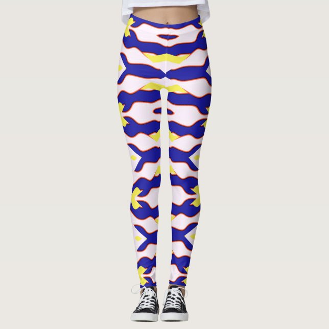 Legging Legenda "Ratti_Creative_Arts" de multicor do ajust (Frente)