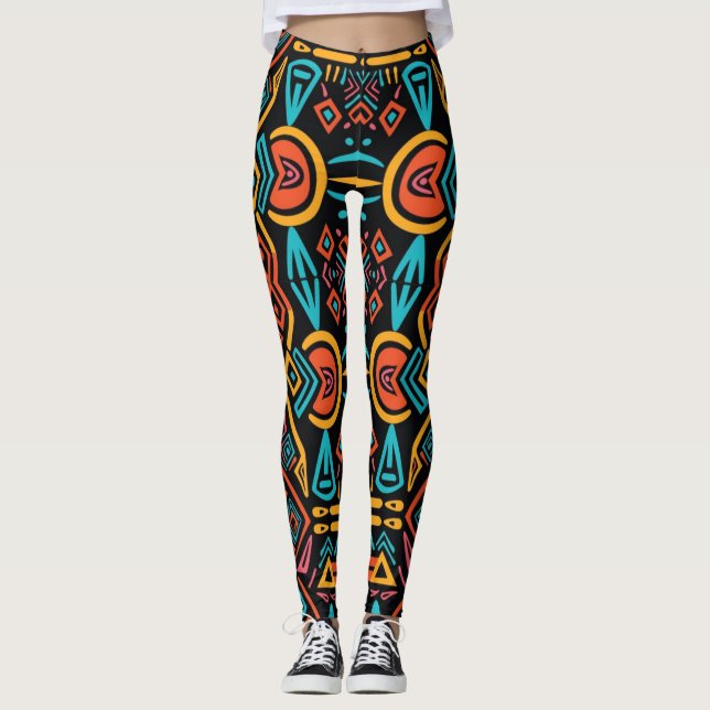 Legging Legenda Tribal Africana (Frente)
