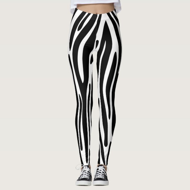 Legging Legenda Zebra, Legagem Animal para Mulheres