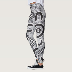 Legging Legendas aborígenes do Camp Spirit