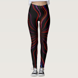 Legging Legendas com design de trabalho de arte único