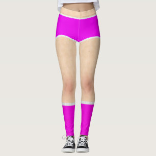 Legging Legendas cor-de-rosa e branco e Meias