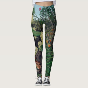 Legging Legendas da selva Henri Rousseau