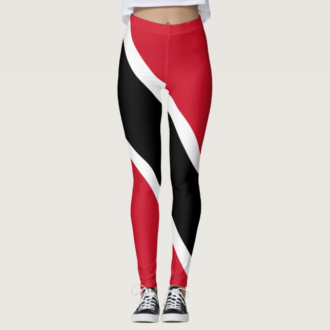 Legging Legendas das bandeiras de Trinidad (Frente)
