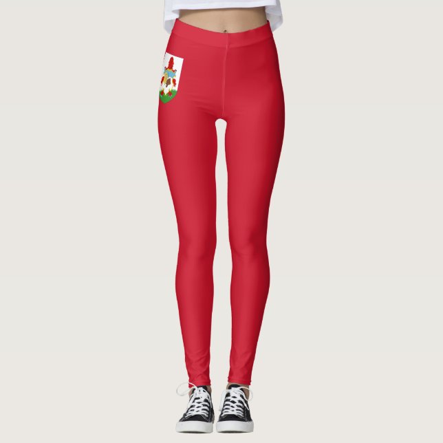 Legging Legendas das marcas das Bermudas (Frente)