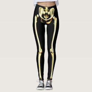 Legging Legendas de esqueleto de Halloween