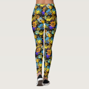 Legging legendas de flores