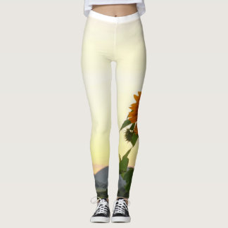 Legging legendas de girassol