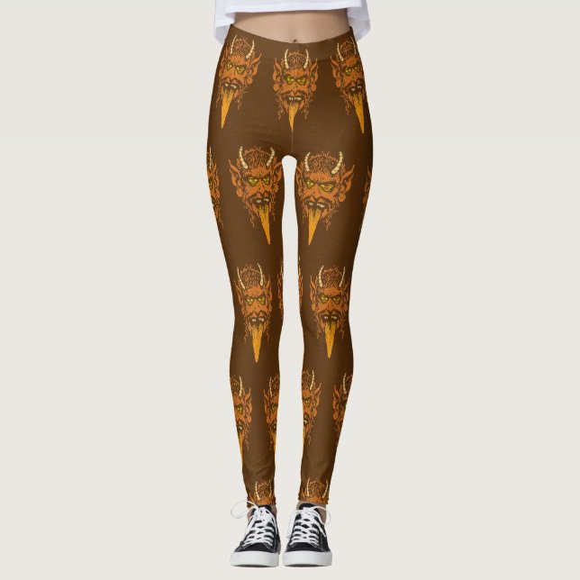 Legging Legendas de Krampus (Frente)