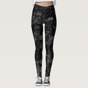 Legging legendas de ruído urbano