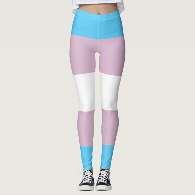 Legging Legendas de Sinalizador Transgênero (Frente)