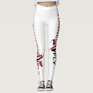 Legging Legendas desportivas personalizáveis para qualquer