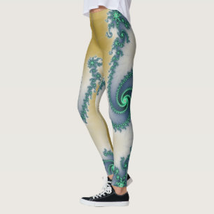 Legging Legendas Fractais ~ Mandelbrot ~ Fibonacci ~ * ~