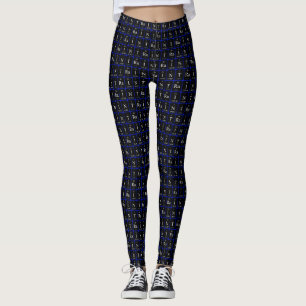 Legging Legendas periódicas das mesas 6
