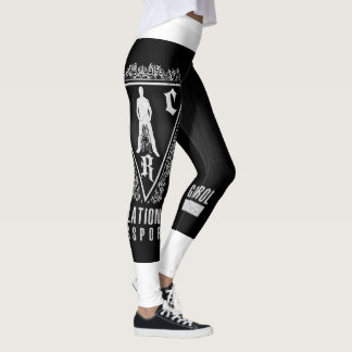 Legging Legendas pretas e brancas
