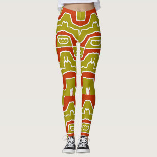 Legging Legg "Ratti_Creative_Arts" de multicor de tendênci