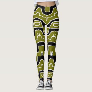 Legging Legg "Ratti_Creative_Arts" de multicor de tendênci